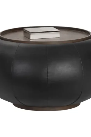 Zenzi 34.5 X 18.5 inch Bravo Black Storage Coffee Table Last Chance